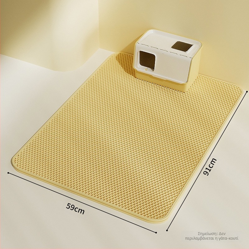 Μάτ για άμμο γάτας – EVA υλικό, αντιδιασπορά άμμου, έλεγχος διασποράς, για γάτες