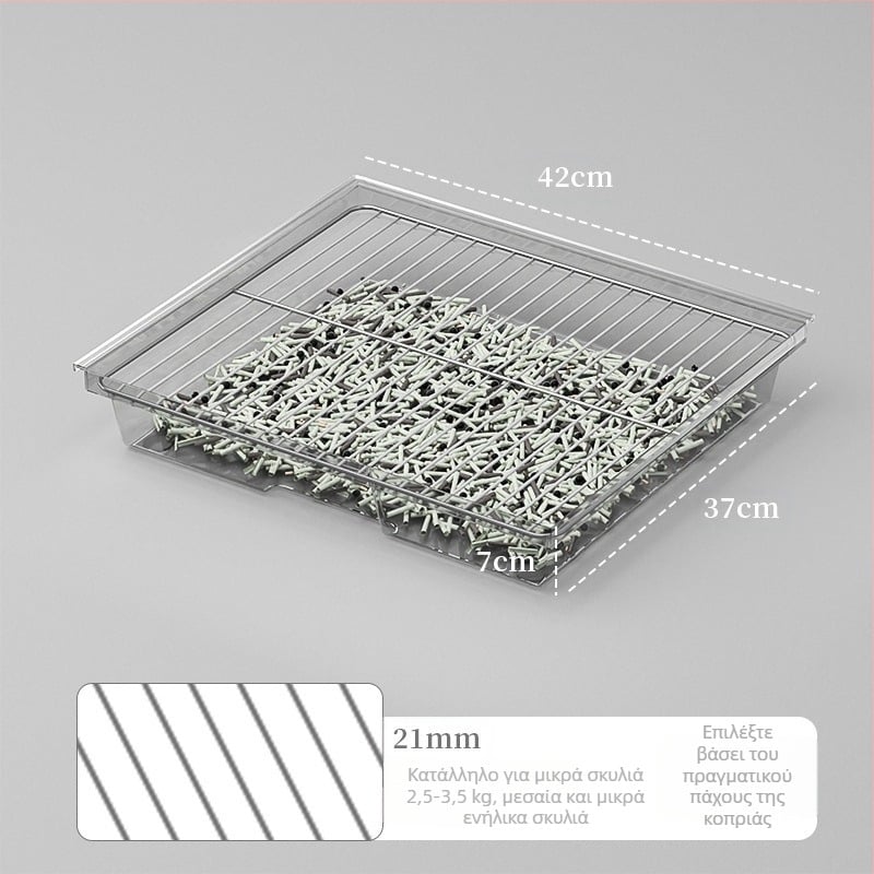 Τουαλέτα σκύλου με πλαστικό σκελετό – κατάλληλο δώρο