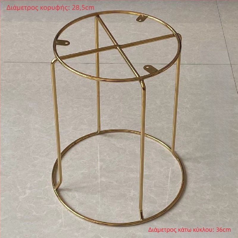 Μεταλλικός ράφι-στήριγμα για μπαρ σκαμπό – αντικατάσταση, παχιά στερεά μεταλλικά ράβδια, πολυλειτουργική μεταλλική βάση, κατασκευή κατά παραγγελία σύμφωνα με τα σχέδια, μοντέλο 30–42, μοντέρνος μινιμαλιστικός σχεδιασμός