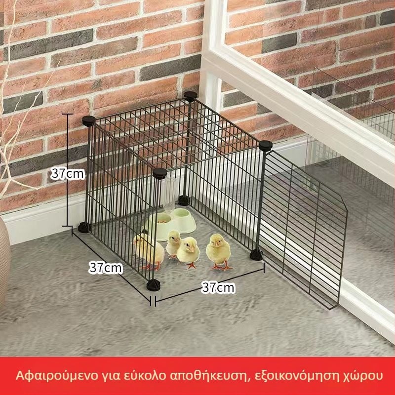 Κλωβός κοτόπουλου εξωτερικός, μεγάλος αγροτικός περίβλημα για εκτροφή με αδιάβροχο σχεδιασμό και εσωτερικό δοχείο σίτισης (Υλικό: Άλλο; Εισαγόμενο: Όχι; Μάρκα: Άλλο; Άδεια IP: Όχι)