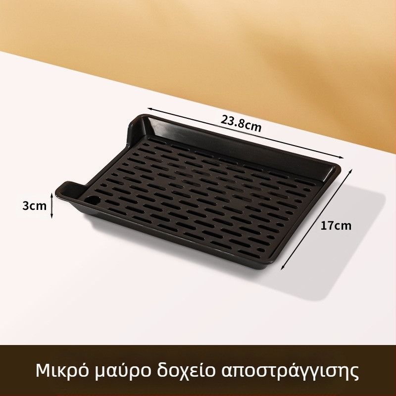 PP τετράγωνο πιάτο με δίκτυο αποστράγγισης, δυνατότητα εκτύπωσης λογότυπου κατά παραγγελία, μη κατάλληλο για φούρνο μικροκυμάτων, μοντέρνο μινιμαλιστικό στυλ