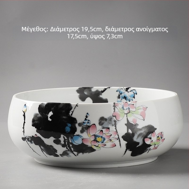 Κεραμική γλάστρα για δάπεδο, απλή σχεδίαση, οικιακή κηπουρική