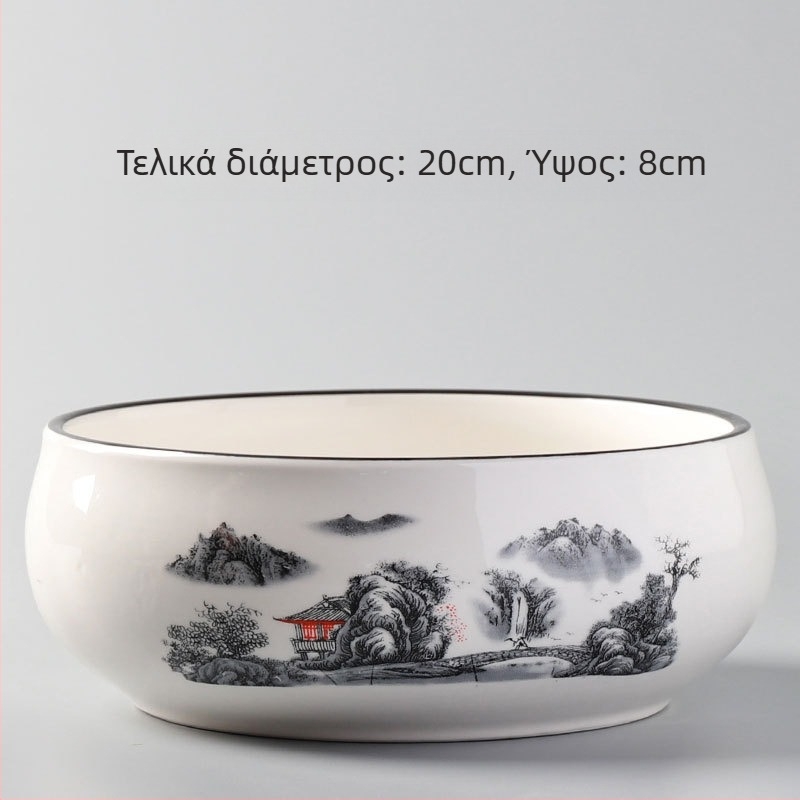 Κεραμική γλάστρα για δάπεδο, απλή σχεδίαση, οικιακή κηπουρική