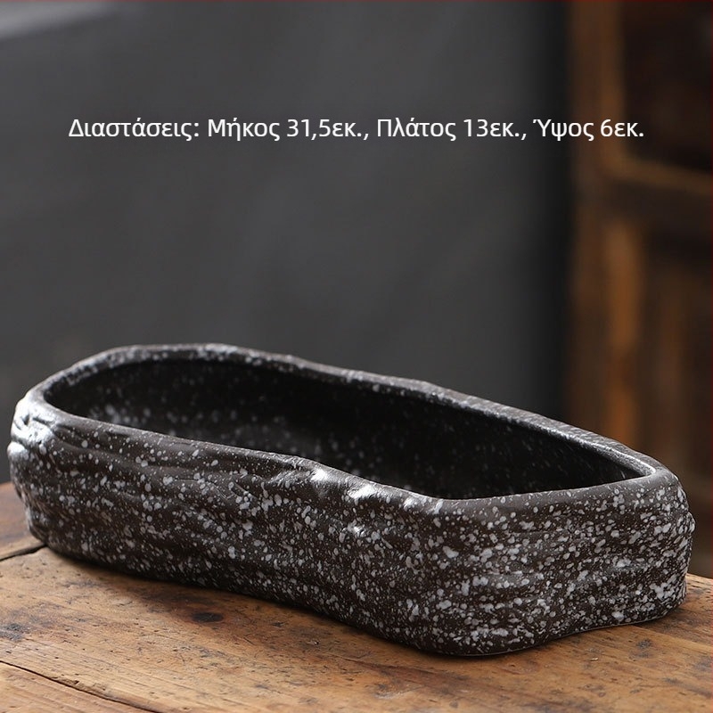 Κεραμική γλάστρα για δάπεδο, απλή σχεδίαση, οικιακή κηπουρική