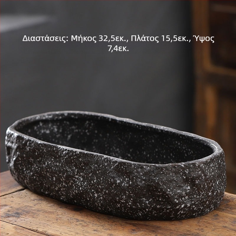 Κεραμική γλάστρα για δάπεδο, απλή σχεδίαση, οικιακή κηπουρική