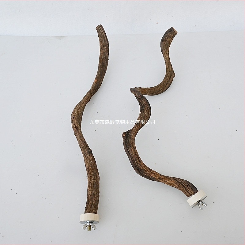 Morino Ξύλινος Παπαγάλος Perch – Αξεσουάρ Κλουβιού για Πτηνά, Ξύλινο Υλικό