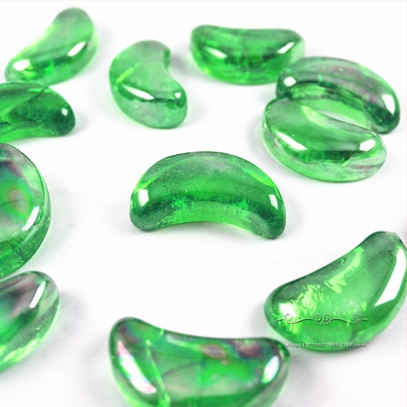 Λίθοι διακόσμησης ενυδρείου για τοπία: Μίγμα γυάλινων κόκκων, κρυστάλλων, ποταμικής άμμου και βότσαλων (κουτί 10 kg, 0,5 kg ανά τεμάχιο, Μάρκα Strong Merchants)