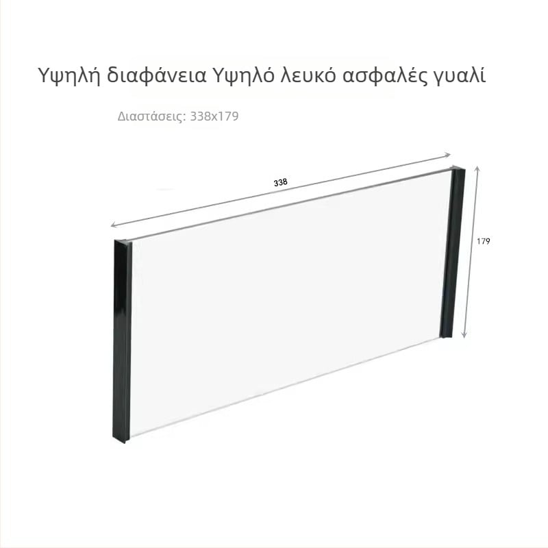 Θήκη εκτροφής χελώνων με πλευρικό πάνελ από ανοξείδωτο ατσάλι και κρύσταλλο σκλήρυνσης, 3C πιστοποιημένο