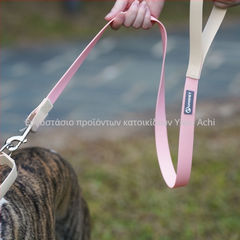 Λουρί κατοικίδιων με PVC επικαλυμμένο webbing και σχέδιο κατά του μπλέξιμο
