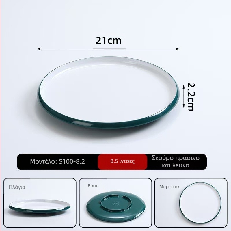 Μελαμινικό κυκλικό πιάτο για εμπορική χρήση, ξενοδοχεία και εστιατόρια, στυλ Νέο κινεζικό, χειροποίητο, προσαρμόσιμο