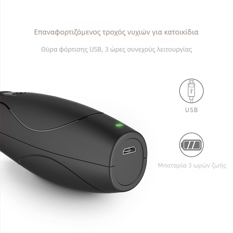 Ηλεκτρική λίμα νυχιών κατοικίδίων — Pink Elephant, πλαστικό, κοπτικά νυχιών, 120 τεμάχια, διαθέσιμη ιδιωτική ετικέτα