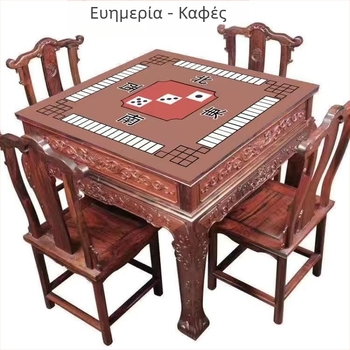 Τραπεζομάντηλο ματζόνγκ σε νέο κινεζικό στυλ με κρυστάλλινο βελούδο, απορροφητικό νερού, ηχομόνωση, ανθεκτικό στη φθορά, για οικιακή χρήση.