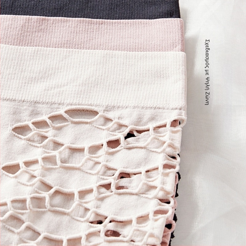 Γυναικείες χωρίς ραφές μποξέρ με ψηλή μέση, ανυψωτικό αποτέλεσμα, διαπνέον νάιλον 90–95%, καβάλο από βαμβάκι