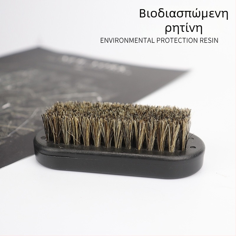 Βούρτσα γενειάδας, φορητή με πλαστική λαβή, 1 τεμάχιο, υλικό: ρητίνη + τρίχες, μήκος τριχών 3 εκ.