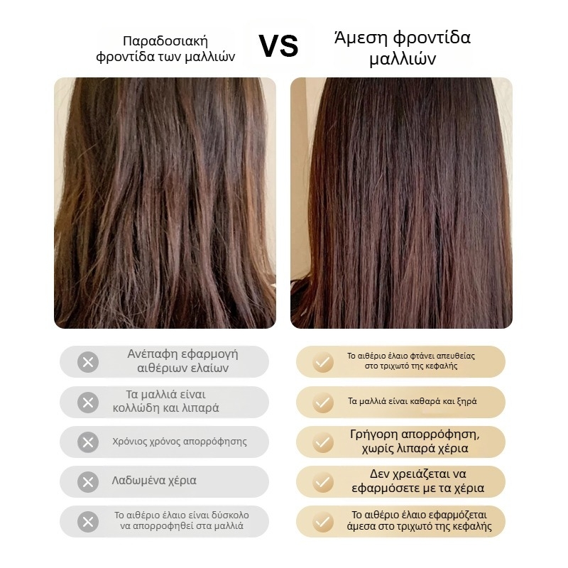 Βούρτσα μαλλιών EMS με μικροηλεκτρική δόνηση για μασάζ, οικιακή χρήση, μοντέλο 2024, 3 ρυθμίσεις