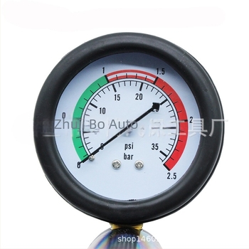 Yibo YB-011 Σετ 28 τεμαχίων ανίχνευσης διαρροών ψύκτη αυτοκινήτου με μετρητή πίεσης