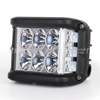 LED φως εργασίας για εκτός δρόμου — 36W, 12V, 3000 lm, 6500K, αλουμινένιο περίβλημα, μοντέλο OL-1818S