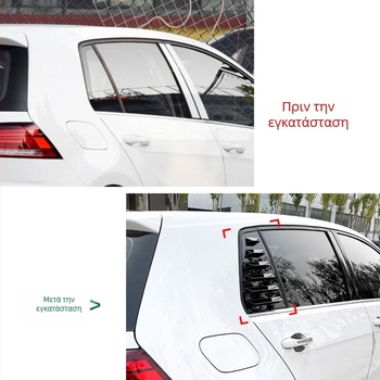 ABS αυτοκόλλητο με λούβερ για Golf MK7/7.5 (13–19) GTI/R – Προσαρμοσμένη διαμόρφωση