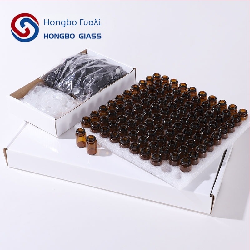 Γυάλινο μπουκαλάκι αιθέριου ελαίου, σετ δώρου σε κουτί, μορφοποιημένο με φυσητή τεχνική μπουκάλι, πλαστικό καπάκι, δυνατότητα προσαρμογής