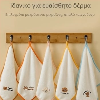 5 τεμάχια παιδικές πετσέτες προσώπου από coral velvet, τετράγωνου σχήματος, σχέδιο Spider-Man, 25 g, με εκτύπωση λογότυπου