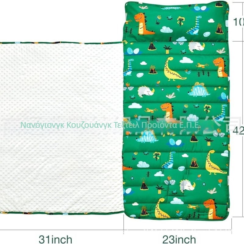 Beanlala Μωρό sleeping bag με αναδιπλούμενο anti-kick quilt, εξωτερικό ύφασμα πολυεστέρα, γέμισμα από ίνες, 0,55–1,0 kg