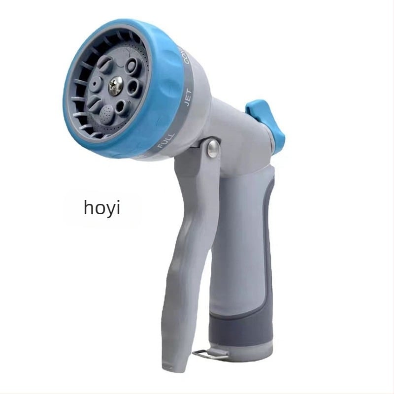 Μεταλλικό, πολυλειτουργικό πιστόλι νερού κήπου με οκτώ ρυθμίσεις ψεκασμού, υψηλής πίεσης, για πλύσιμο αυτοκινήτων και πότισμα κήπων