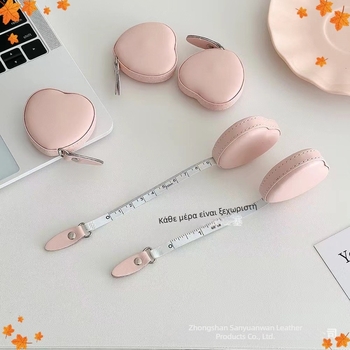 SYW Μετροταινία για ρούχα, μίνι φορητή, με εκτυπωμένο λογότυπο, μη εισαγόμενη, ανάγλυφο, θερμικό σφράγισμα, ασημί θερμικό σφράγισμα, μεταξοτυπία, έγχρωμη εκτύπωση, μινιμαλιστικό στυλ