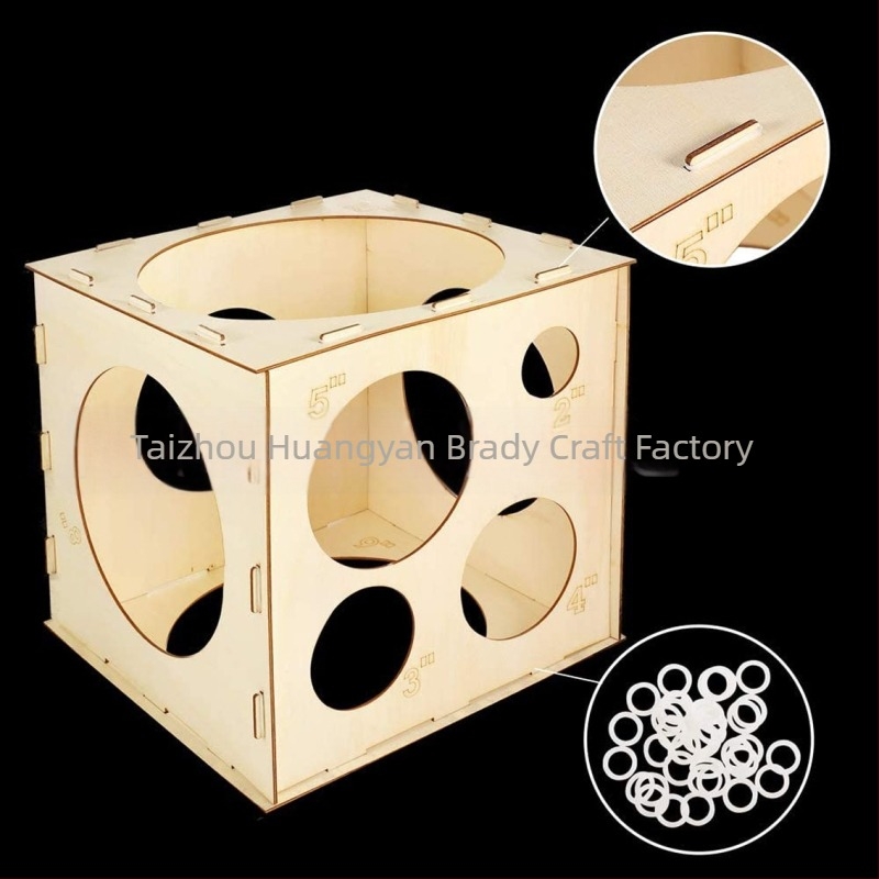 Ξύλινο κρεμαστό μέτρησης μπαλόνων – boxwood, χειροποίητη σχεδίαση, PRETTY μάρκα, κλασικό στυλ
