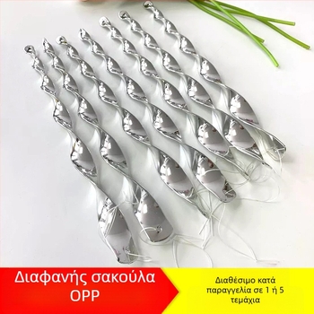 Σπειροειδές κοντάρι απομάκρυνσης πουλιών με κουκουβάγια – πολύχρωμη διακόσμηση κήπου και φάρμας, πλαστικό