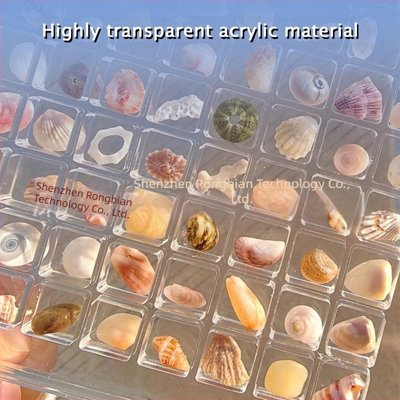 Melting technology ακρυλική μαγνητική θήκη προβολής κοχυλιών