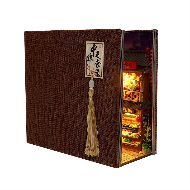 Ξύλινο Αρχιτεκτονικό Μοντέλο – Συναρμολογούμενο μικρο-σκηνή με επιλογή DIY προσαρμογής σύμφωνα με τα σχέδια, για 15–35 ετών