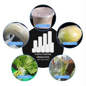 Φιλμ PE για τέντωμα με πυρήνα από χαρτί – μήκος 100 – αυτοκόλλητο προστατευτικό περιτύλιγμα για βιομηχανική συσκευασία – προσαρμόσιμο