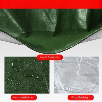Πολυαιθυλένιο αδιάβροχο πανί για καλύψεις – αντοχή στη βροχή, UV προστασία, μόνωση, λαδωμένο ύφασμα