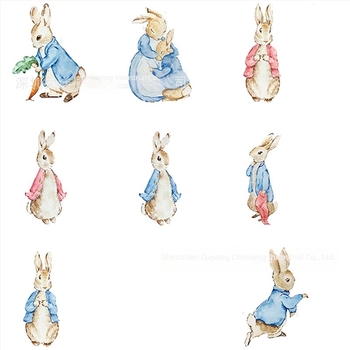 Κηπουρική ταμπέλα με κοντάρι για Πασχαλινό κουνέλι σε εξωτερικό κήπο - ρετρό στυλ, Ocean μάρκα