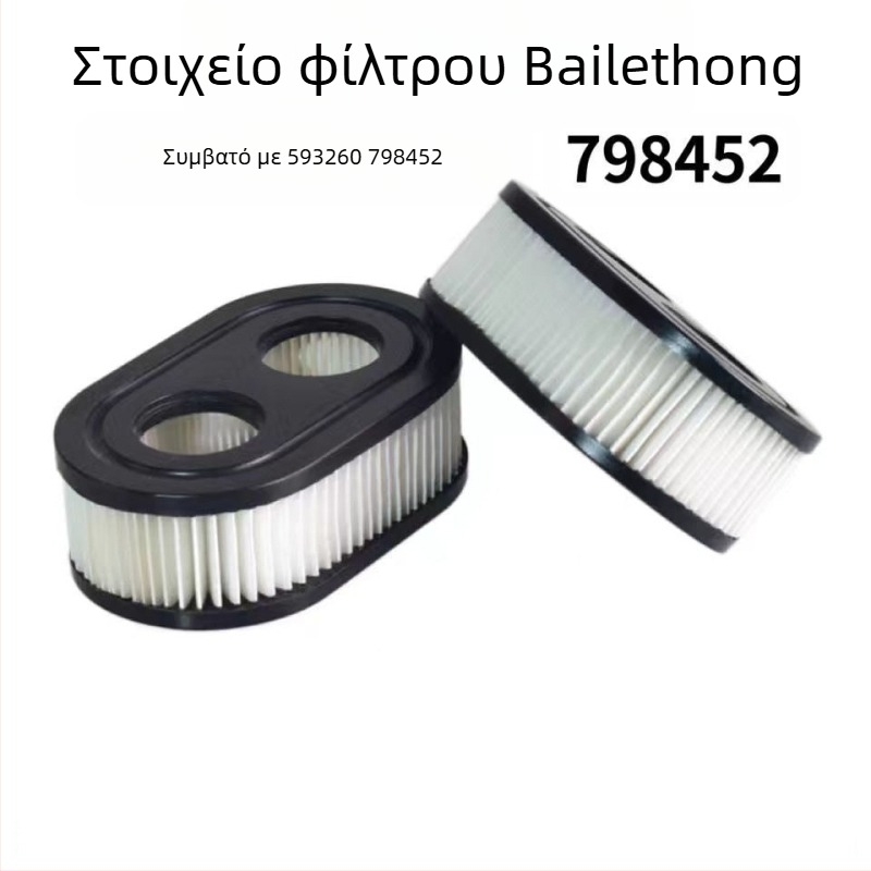 Στοιχείο φίλτρου αέρα για Briggs Stratton 550E βενζινοκινητήρα — υλικό: διάτρητο δίκτυο; μορφή φίλτρου: κορεατικό φίλτρο; τύπος: αποδοτικό; αντοχές σε αλκαλικά, χαμηλές και υψηλές θερμοκρασίες και οξέα.