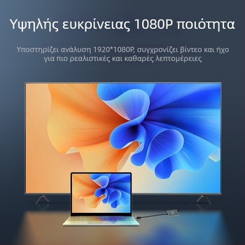 Εξωτερική κάρτα γραφικών SLMU104 με τρεις οθόνες και USB 3.0 θύρα