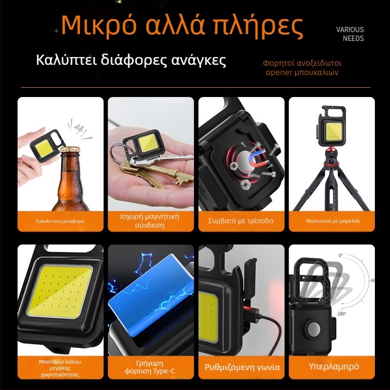 Φορητός φακός με μπρελόκ, μη προοριζόμενος για εισαγωγή, άλλη πιστοποίηση