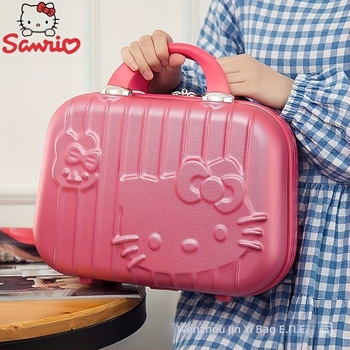 Μίνι βαλίτσα ταξιδιού με συμπαγή τσάντα μακιγιάζ, ABS+PC σώμα, κυκλικοί τροχοί, άνοιγμα με φερμουάρ, αδιάβροχο, εξαιρετικά ελαφρύ, αντιβακτηριακό, κατάλληλη και για άνδρες και για γυναίκες