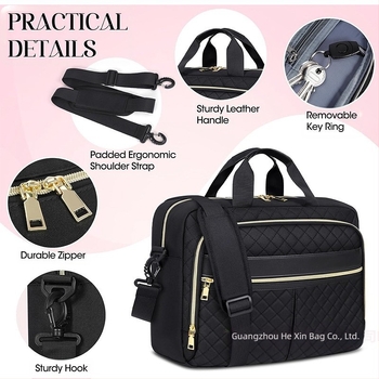 SC αδιάβροχη τσάντα φορητού υπολογιστή με εξωτερικό PVC και επένδυση πολυεστέρα, καλοκαίρι 2024