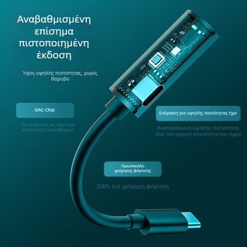 Αντάπτορας ακουστικών για Samsung S22 Ultra - SALAMOER YX-61, Type-C συμβατό, αδειοδοτημένη ιδιωτική ετικέτα