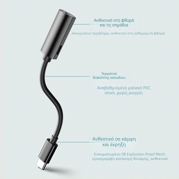 Αντάπτορας ακουστικών για Samsung S22 Ultra - SALAMOER YX-61, Type-C συμβατό, αδειοδοτημένη ιδιωτική ετικέτα