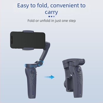 3-άξονες γιμπάλ με AI παρακολούθηση προσώπου, φωτισμό για λήψεις, Bluetooth συνδεσιμότητα και βάση για selfie για VLOG