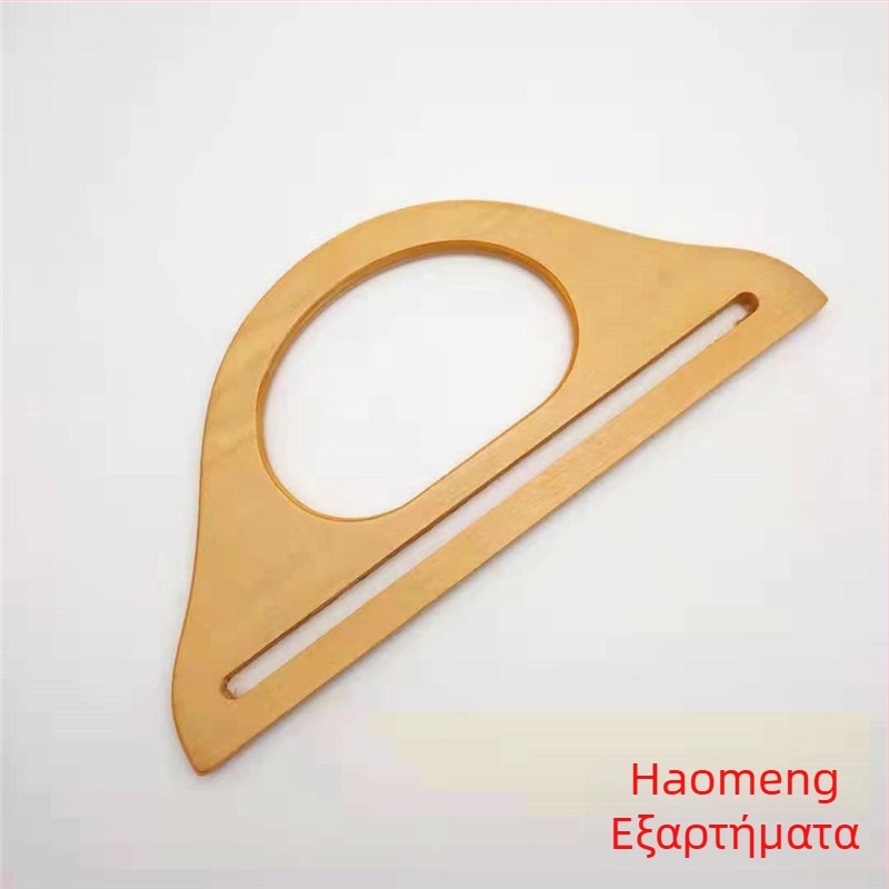 Κυκλική φορητή λαβή τσάντας από μασίβιο ξύλο, μοντέλο A-089, μάρκα Meters