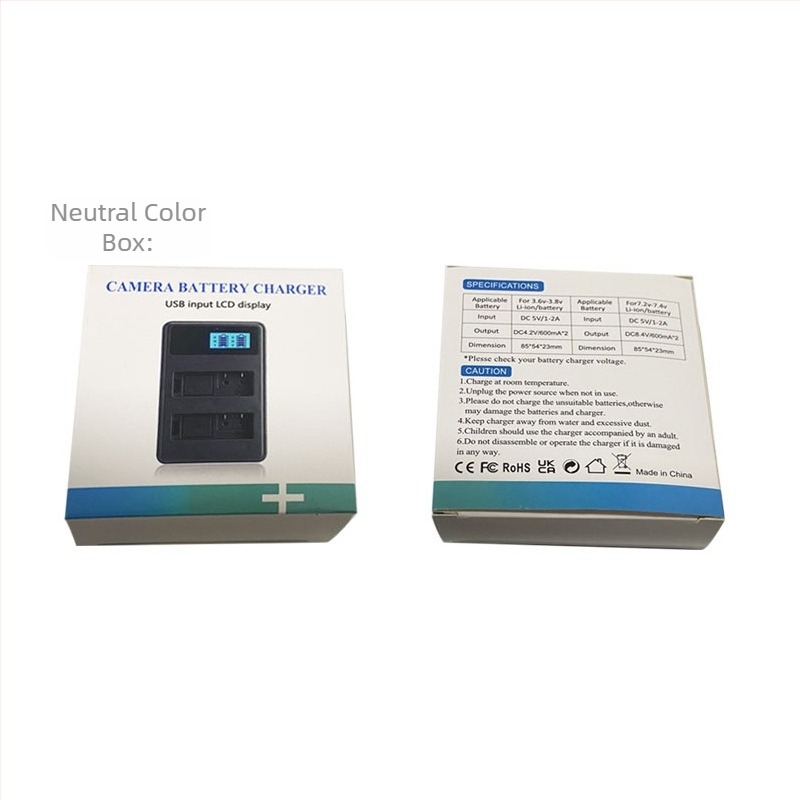 SEIVI NP-FW50 φορτιστής με οθόνη LCD Type-C, 8.4V 0.6A×2 για Sony FW50 μπαταρία