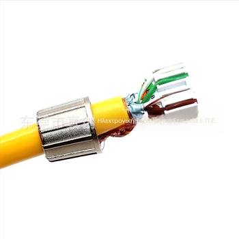 Θωρακισμένος CAT7 RJ45 συνδετήρας χωρίς εργαλεία – 10G