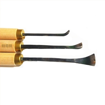 Εργαλεία ξυλογλυπτικής, χειροποίητο σετ με κοπτικά για κουτάλι και κατασκευή πιάτων, κεφαλή με στρογυρισμένο σχεδιασμό, κυκλικό μαχαίρι