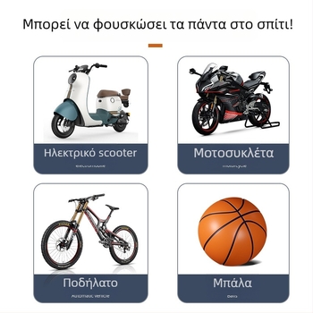 Αντλία ποδιού για αυτοκίνητα, ποδήλατα, μοτοσικλέτες και ηλεκτρικά οχήματα — Υψηλής πίεσης, Μονοκύλινδρη, 25 L/min, με μετρητή πίεσης