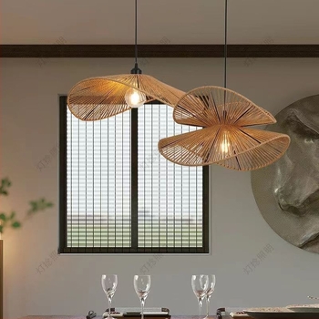 Κρεμαστός πολυέλαιας με καλώδιο – LED φωτισμός, σιδερένιο σώμα, 220V, μία κεφαλή, σκοινί ως φωτιστικό κάλυμμα