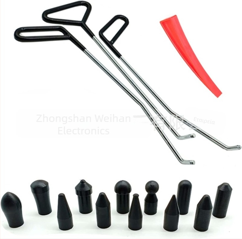 Εργαλείο επισκευής βαθουλωμάτων αυτοκινήτου – Υλικό: κράμα χάλυβα και χάλυβας άνθρακα; 16 τεμάχια; Κατάλληλο για αυτοκίνητα και μοτοσυκλέτες