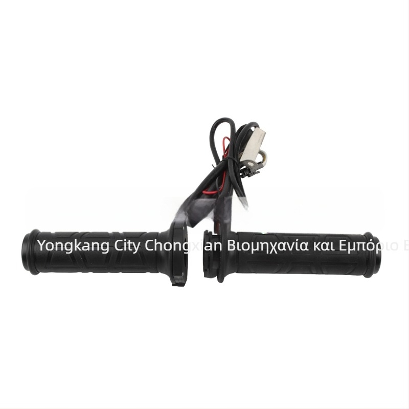 Powermotor Θερμαινόμενη λαβή τιμονιού μοτοσικλέτας – εξοικονόμηση ενέργειας, ρυθμιζόμενη, αδιάβροχη, καθολική εφαρμογή, καουτσούκ